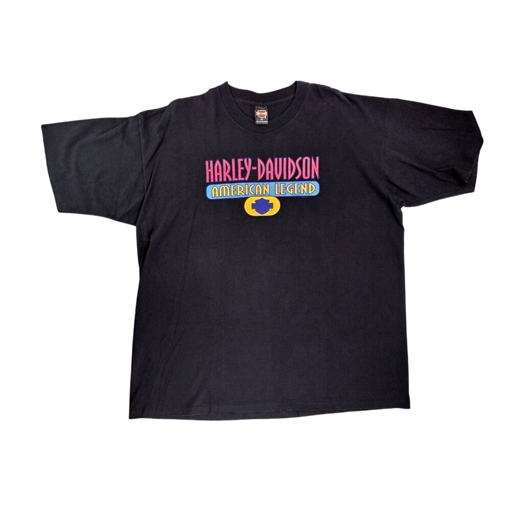 Vintage Harley-Davidson Pikes Peak Colorado Springs T-Shirt XXL Black Eagle